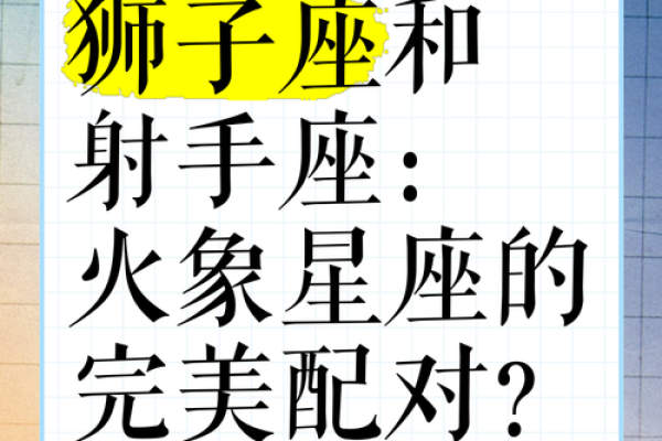 狮子座是什么象星座