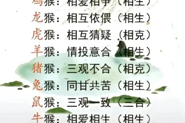 男猴女马生肖配对姻缘