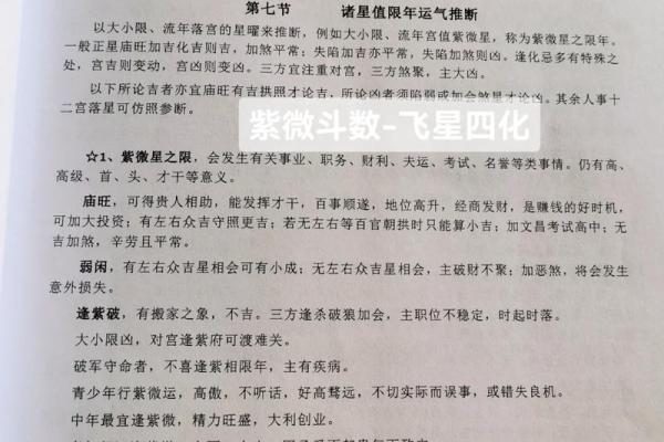 紫薇斗数中小限