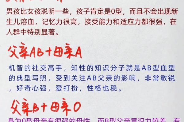 智商高的血型有哪些呢