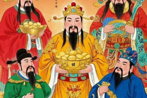 拜五路财神接五方洪福，财福双至，好运常临