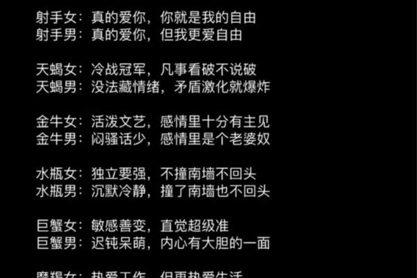 12星座男女最大的不同点居然是…