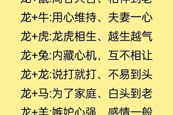 十二生肖不能结婚配对