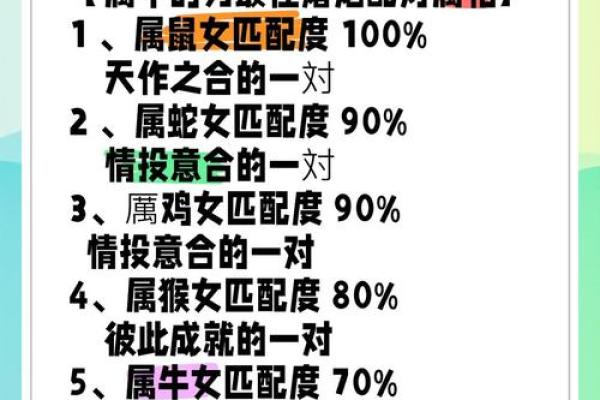 属牛女的婚姻配对更佳属相