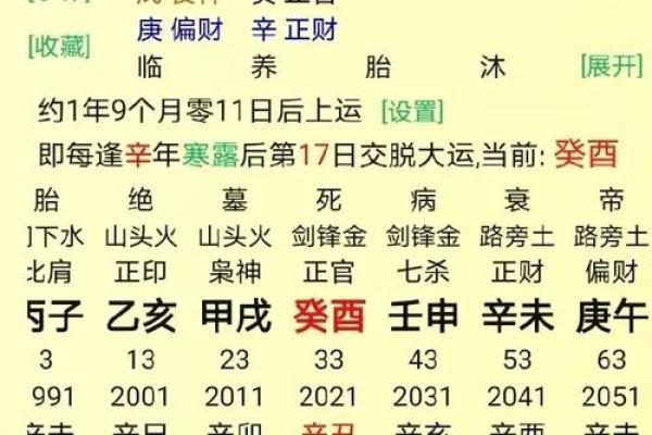 八字月柱正官坐正印