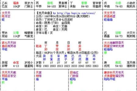 紫薇斗数星辰排序
