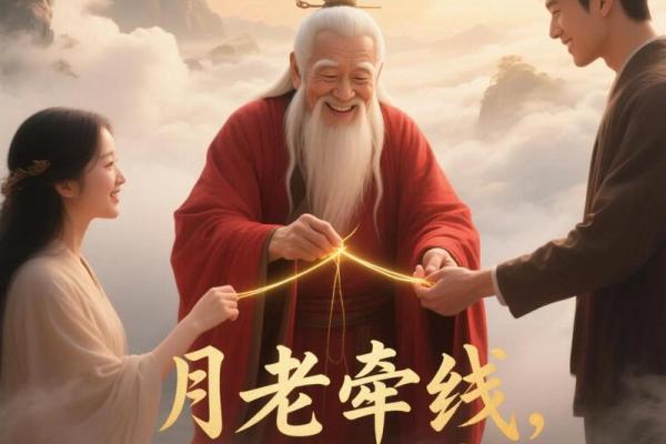 月老姻缘一线牵的句子 月老姻缘一线牵图片？