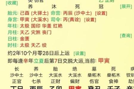 财务八字