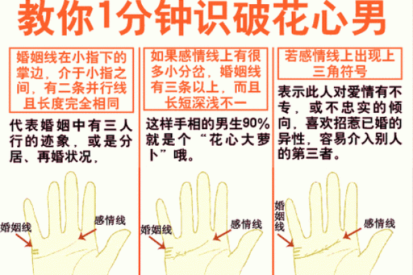 男人九种手相算命图解