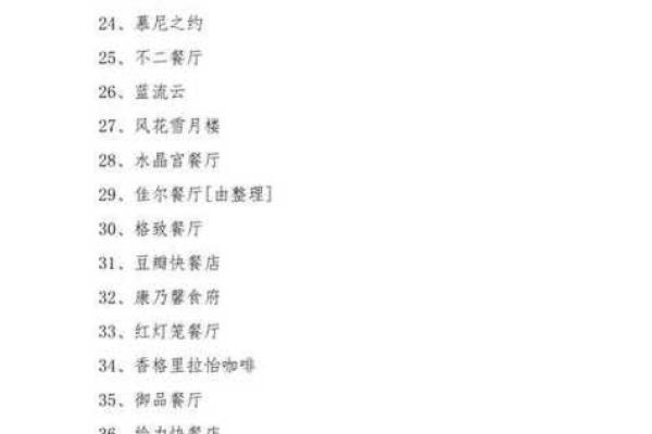 饭店起名大全-姓名学姓名