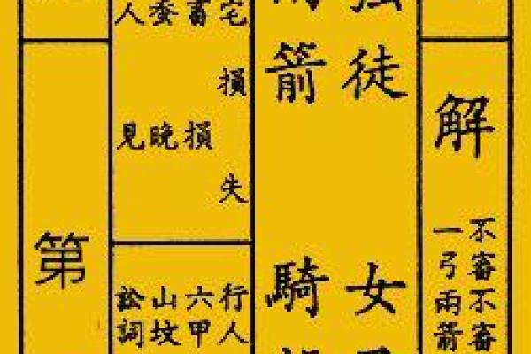 鸡足灵签3签