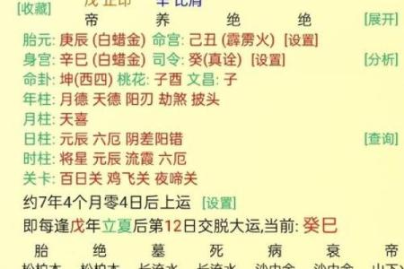 八字衰旺表