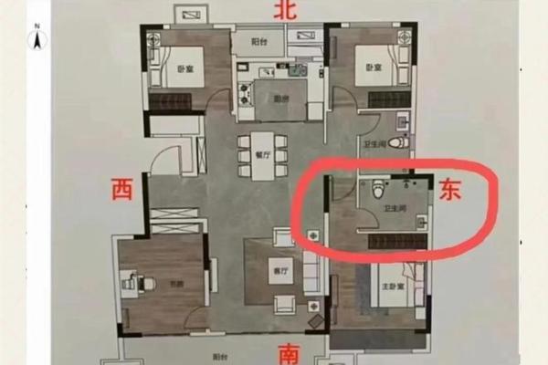 房子正后面有厕所风水