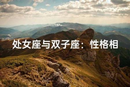 处女座与双子座明星配对有哪些