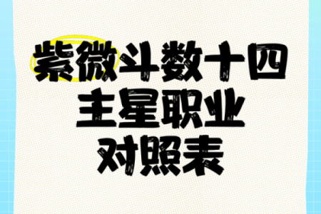 紫微斗数之各星曜所主行业：搞外销的看法