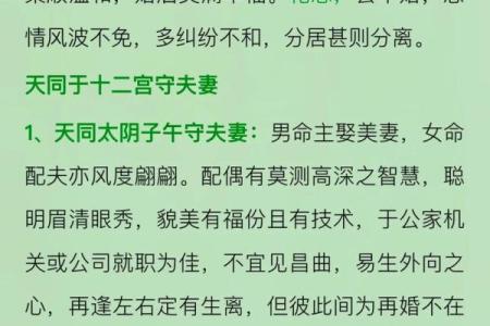 紫微斗数诸星落诸宫之：天同星奴仆宫详解