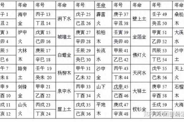 传统纳音算命