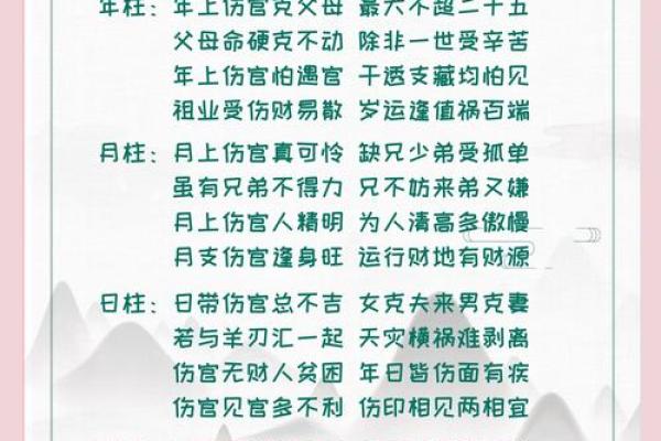 八字喜伤官