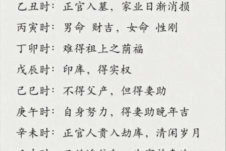 八字命理详解