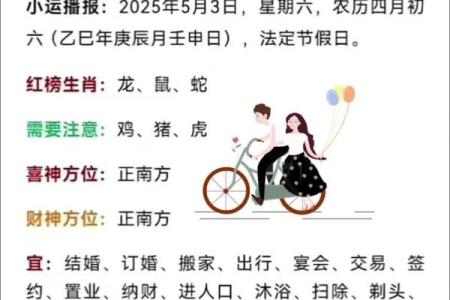 每日黄历运势
