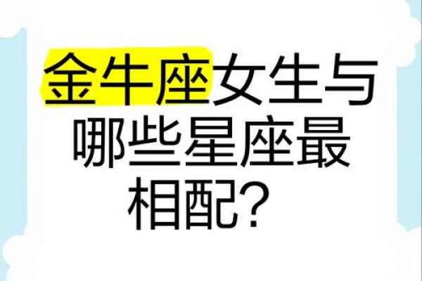 什么星座和金牛座合适