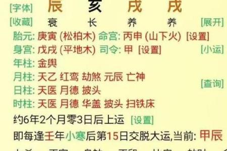 八字大运免费