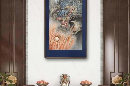 挂龙画的风水