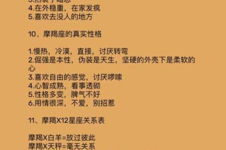 魔羯座一区与魔羯座二区的星座配对