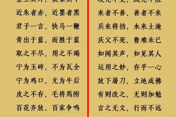 用八字成语