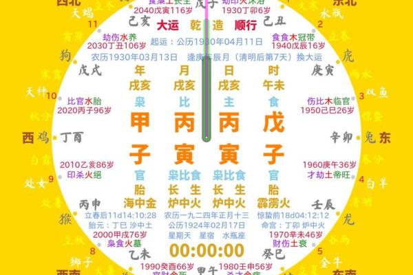 八字命盘查询分析