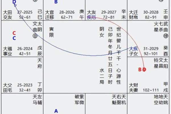 大运紫微斗数命盘查询详解 紫微斗数大运什么意思？