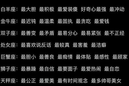 十二星座中最感动人的特质是什么？