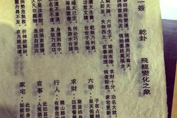 关音灵签95签