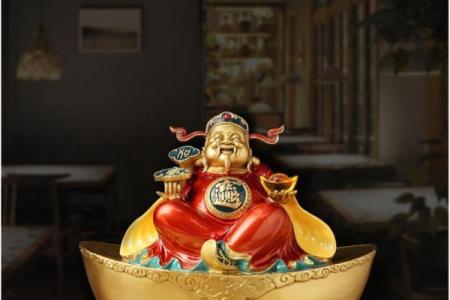 办公室桌子右手财神位放什么摆饰比较好