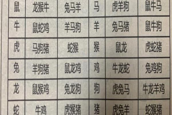 婚姻属相配对大全很准免费 十二生肖婚姻配对表