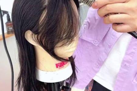 怎么吹八字刘海