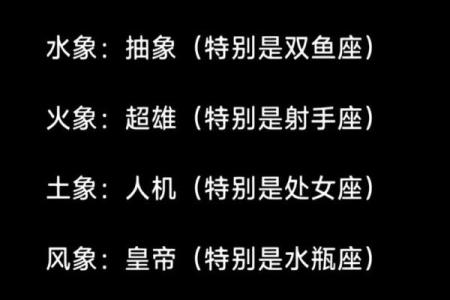啥是水象星座 水象星座火象星座风象星座土象星座