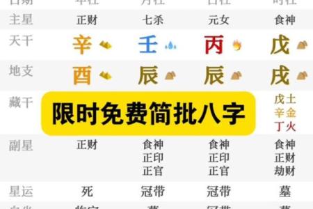 批八字大运