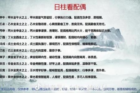 八字配偶方向