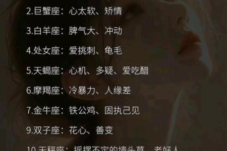 十二星座的排行榜,哪个是老大