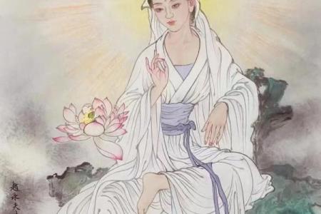 观音灵签董永寻母水墨