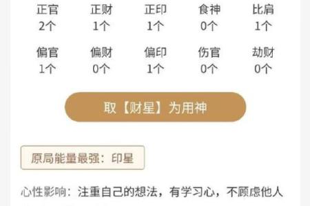 互补的八字