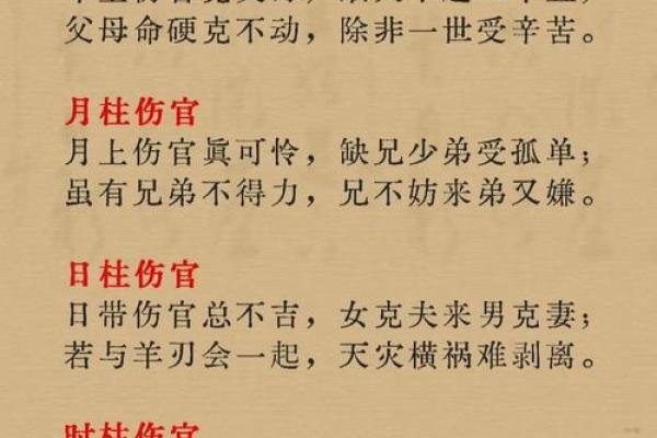 八字忌伤官