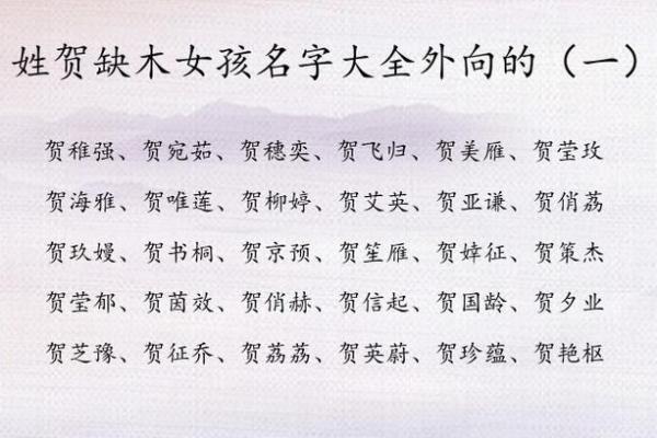 贺姓女孩名字大全-贺姓女孩起名字大全-贺姓名字大全姓名