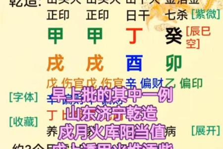 八字年冲月