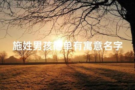 施姓女孩名字大全-施姓女孩起名字大全-施姓名字大全姓名