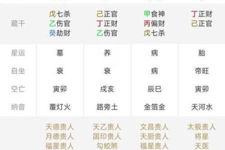 元贞利亨八字排盘网,元亨利贞四柱八字排盘详解析