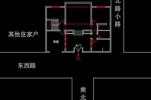 十字路口公路的房子风水