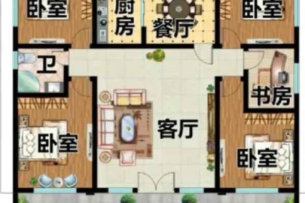 左宽右窄的一层房子风水