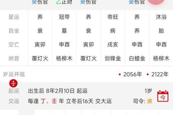 四柱八字算命免费详批